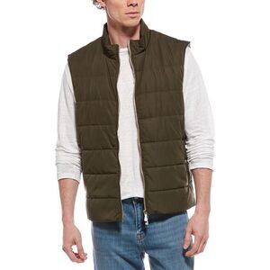 Eleventy Mens  Gilet Vest, Green
